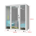 Office Private Meeting Room Soundproof Booth with Steel Frame Modern Design for Office Building & Hotel Use Webcasting Ready