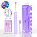 Advanced High Grade Texture Handle Sonic Toothbrush 4 Modes Soft Bristle Toothbrush Head Electric Toothbrush