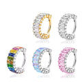 Wholesale ASTM F136 Titanium Body Piercing Jewelry Nose Rings Hinged Segment Earrings Hoop Cartilage Tragus Earrings