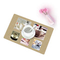 OEM Floral Pattern Heat Insulation Reusable PP Placemat Pad Nonwoven Plastic Dining Table Decor Mat