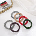 Wholesale New Fashion Luxury Simple Rhinestone Hair Ring Hair Accessories Handmade Elastic Crystal Beads Hair Ties