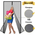 Modern Home Magnetic Mosquito Net Soft Door Curtain Cover with Customized Anti-Insect Fiberglass Mesh Easy Installation