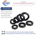 Carbon Steel GB812 Slotted Round Nuts Anti-Loose Lock Slotted Bearing Nut M10 M12 M16 M18 Hex Nut Manufacturer Types