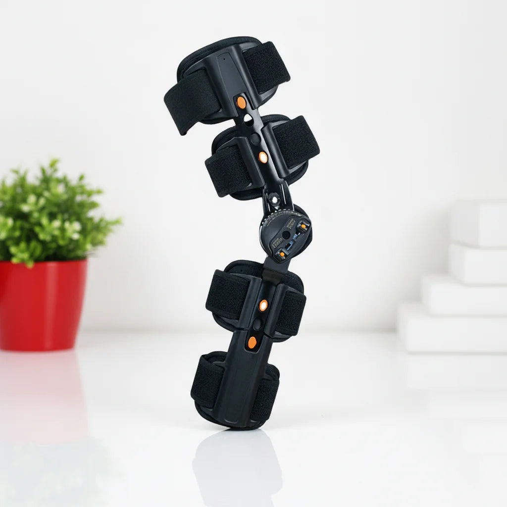HKJD Range of Motion Post Op Knee Brace Orthopedic Angle Adjustable Rom Knee Orthosis