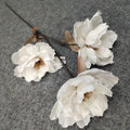 Wedding Decorative 3 Head Peony Flowers Artificial Wholesale Silk Flower