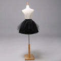Ball Gown Underskirt Short Dress Cosplay Petticoat Chiffon Boneless Lolita Petticoat Ballet Rockabilly Crinoline