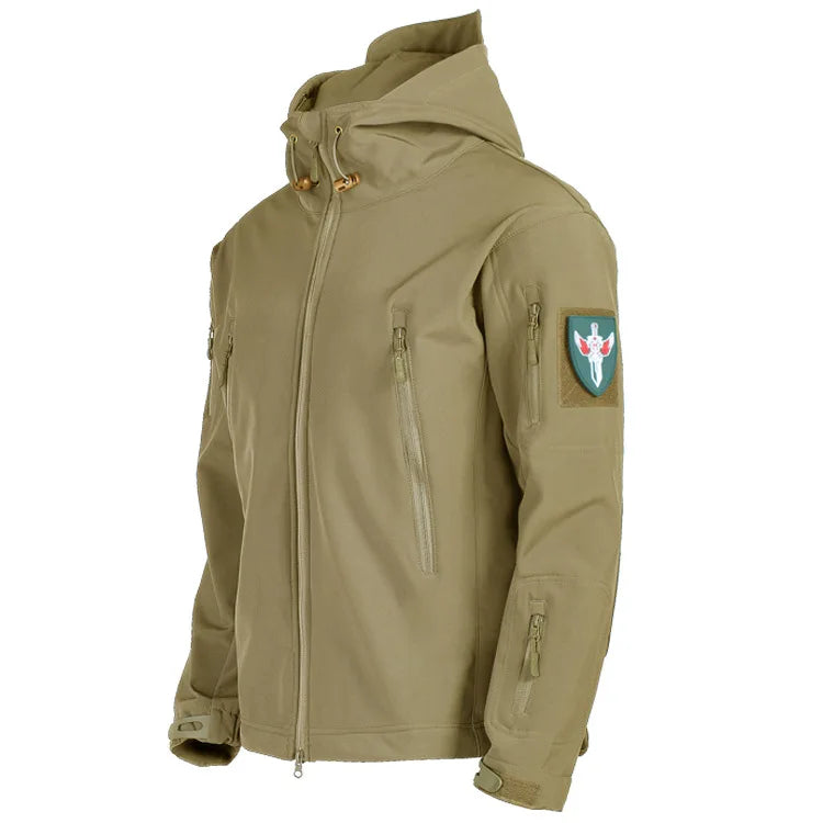 Soft Water-proof Tactical Fishing and Hunting Outdoor Windbreaker Men's Jackets