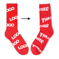 Custom Sock Letters White Black logo Custom Letters Socks Oem Sport Socks