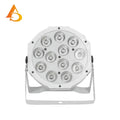 AICPOSE 12x18w 6in1 Led Stage Flat Par Light for Wedding Disco 12pcs Led Slim Par Lighting