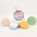 2023 Customized Logo Beauty Powder Puff Silk Makeup Cosmetic Sponge Square Private Label