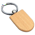 Wooden Key Chains 2021 Wholesale Cheaper Custom Wooden Keychain Geometric Pattern Engrave Words Key Chains