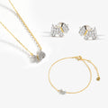 FUAMAY Fashion Jewelry Ladies 925 Silver Earrings Small Simple Cute Dog Earrings With Zircon