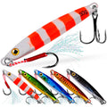New Type of Laser Luminous Jig Lure  7g 10g 15g 20g 30g Lead Fish Fast Sinking Sea Fishing Jigging Bait