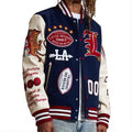 Custom Jacket Manufacturer High Quality Vintage Winter Men's Leather Baseball Letterman Varsity Bomber Jackets