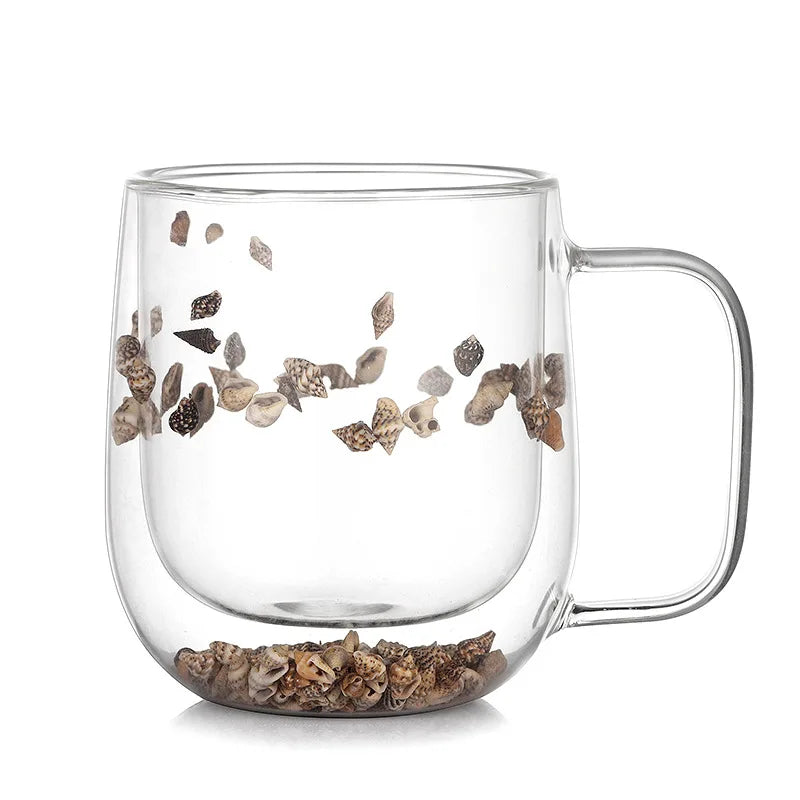 Discount Double Wall Glass Cup  Double Walled Glasses Coffee Cup Double Wall Glass Cup