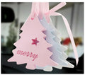New Selling Eco-Friendly Gypsum Christmas Tree Shaped Aroma Stone Hanging Car Air Freshener with Optional Color
