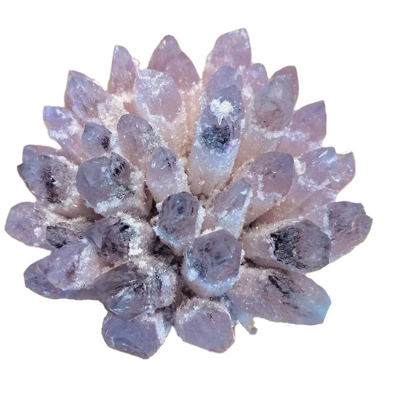 Hot Sale New Product Rose pink Phantom Ghost Quartz Crystal Cluster for Wedding Decoration Gift