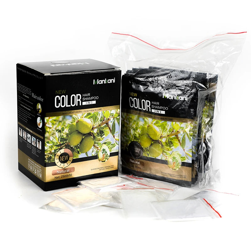 OEM Ginger Shampoo Katrina Black Hair Dye Shampoo Color Black Color Hair Shampoo