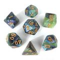 Wholesale 7pcs Magic Acrylic Dice Set Polyhedral Resin and Plastic 16mm and 20mm Sizes Bulk Mixed Color for Games and DND