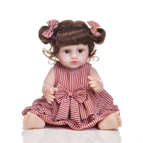 47cm Silicone Reborn Doll Simulation Baby Bebe Dolls Reborn Baby Toys Silicone Reborn Baby Dolls for Girls Christmas Gifts