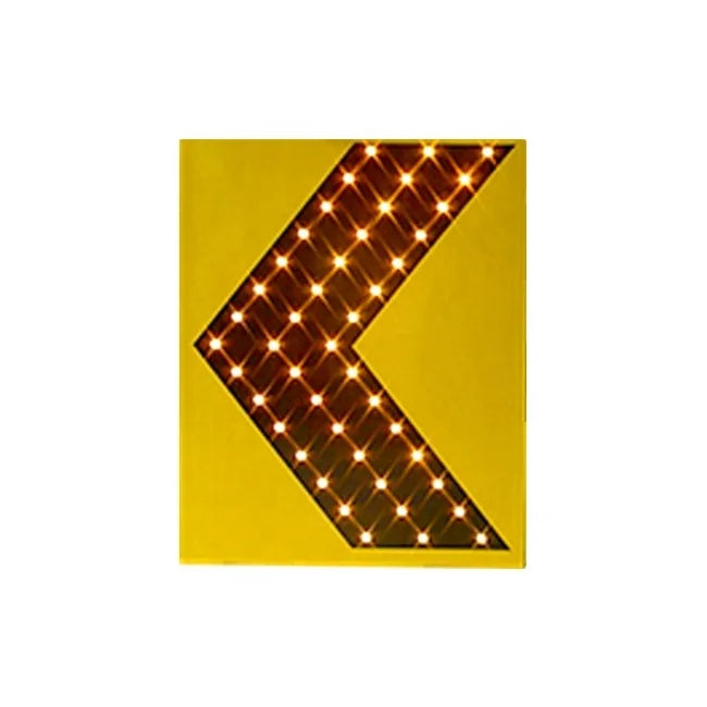 ROADSAFE High Reflective Solar Chevron Sign Frame Highway ROAD Solar Bridge Panel Sign LED Customized Warning Sign