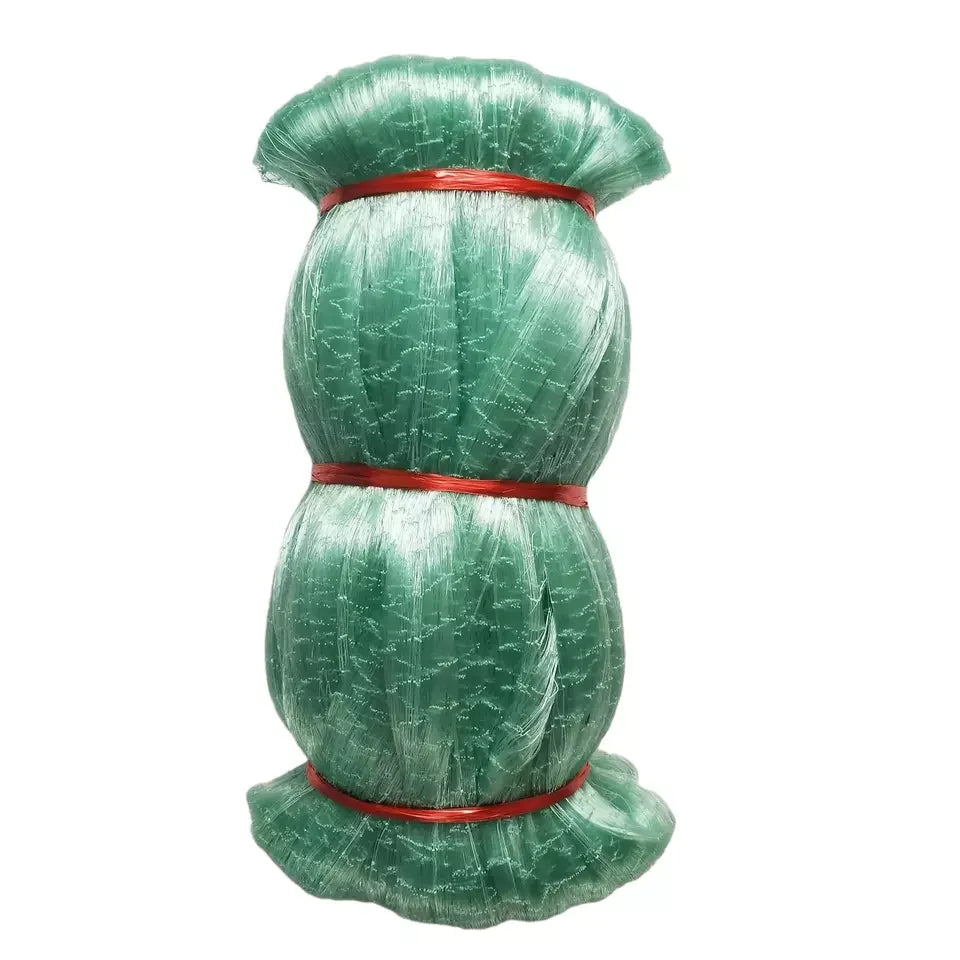Hot-sale and Top Class Nylon Monofilament Thick 0.20mm Double Knots Green African Market Fishing Nets