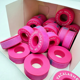 Wholesale pink Blue Black Lash Tape Sensitive Skin Silicone Gel Tape PInk White Purple Green Blue Eyelash Tape