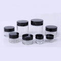 clear Glass Jar Face Cream Jar 5g 10g 15g 20g 30 g 50 g 100 g Cosmetic Glass Jar with Plastic Lid for Cosmetic