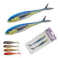12.5cm11g 3D Printed Rubber Shad Fork Tail Fishing Lure Soft Plastic Lure Split Tail De Pesca Swim Bait Soft Bionic Fishing Bait