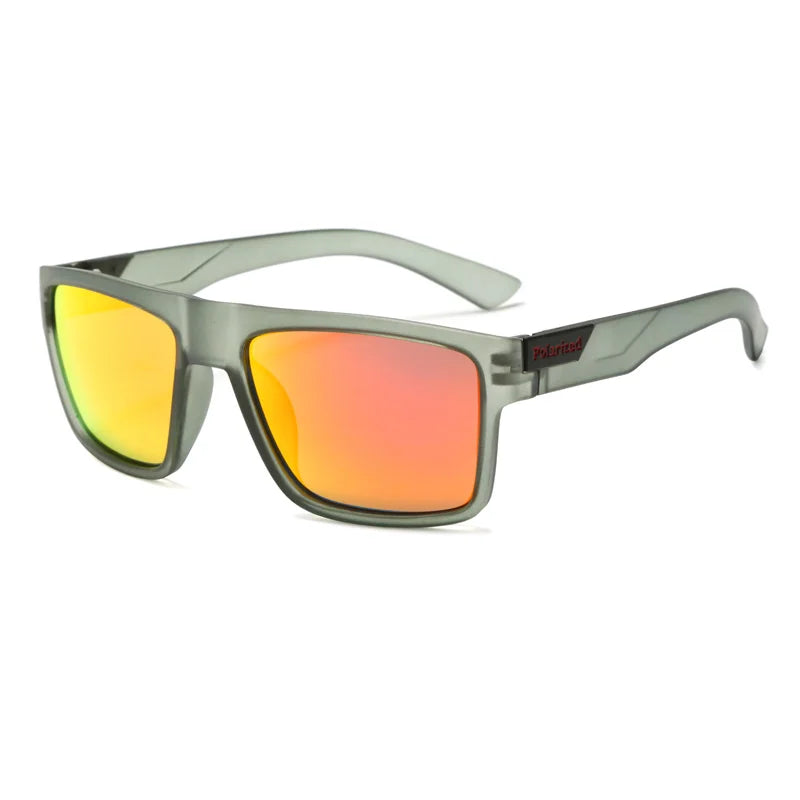 Vintage Polarized Sunglasses for Men Women Retro Square Sun Glasses