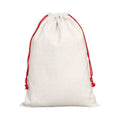 Qualisub Personalized 70x50cm Sublimation Santa Sacks Linen Drawstring Santa Sack for Sublimation Christmas Gifts Bags
