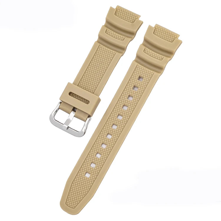 LAIHE New Women Men Elastic Replacement Sport Watch Band Watchband Watch Rubber Straps Wholesale for AE-1000W/AQ-S810W