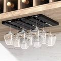 Household Wall Mounted  Hanging Wine Glass Rack  Under Cabinet Stemware Rack Wine Glass Holder Glasses Storage Hanger
