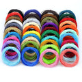 1mm Colorful Diy Custom Jewelry Braided Waxed Accessories Wax Thread Cord String for Bracelet Necklace Making