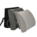 Memory Foam Lumbar Support Cushion for Lower Back Car Seat-Removable & Washable Customizable Colors
