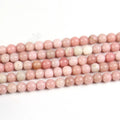 Wholesale Cheap Pink Calcite Bead Gemstone Natural China  Pink Opal Loose Beads Stone for DIY Jewelry Making 8mm 10mm