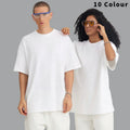 High Quality 100% 300g Cotton Unisex T Shirt Men's Blank O-neck Tshirt Custom Embroidered T-Shirts