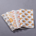 Custom Printed Fast Food Fried Chicken Sandwich Greaseproof Food Wrapping Paper Greaseproof Paper for Fried Fast Food Packaging