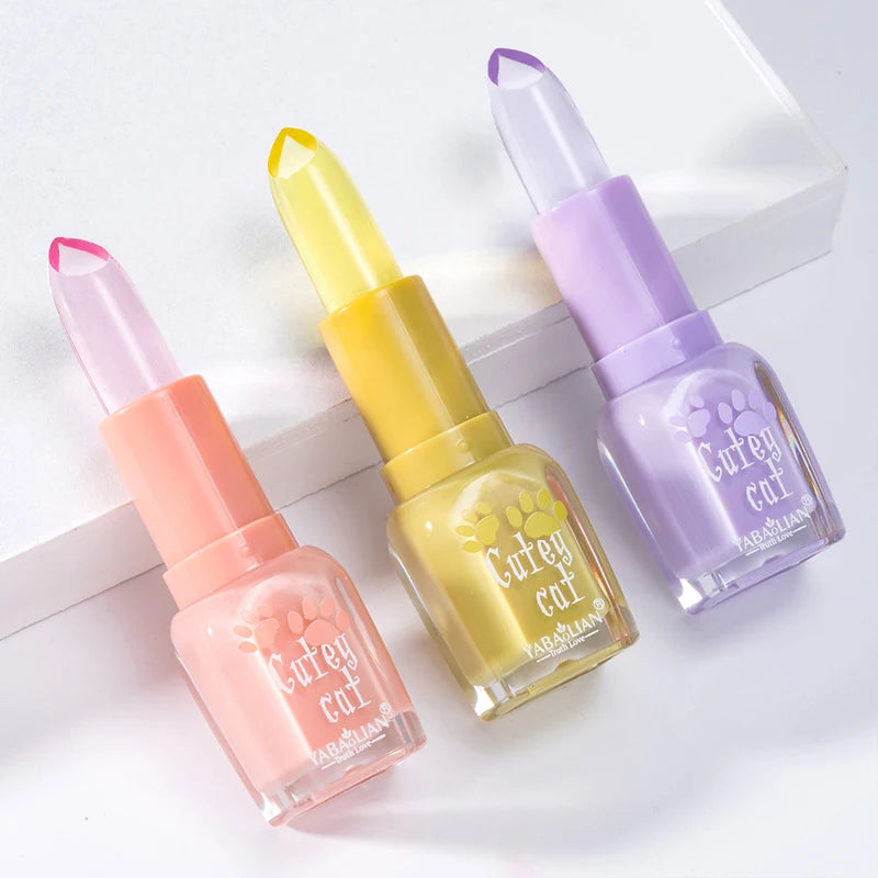 Waterproof Lipstick Private Label Plant Color-changing Moisturizing Pink Lipstick Transparent Jelly Color-changing Flower Gel