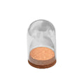 Mini Classic Glass Jar with Cork Stopper New Art Deco Home  Accessory for Office and Restaurant Home Accessory