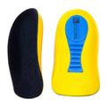 Yellow PU Plantar Fasciitis Relief Foot Care Adult Flat Foot Orthopedic Orthotic Arch Support 3/4 Orthotic Half Insole