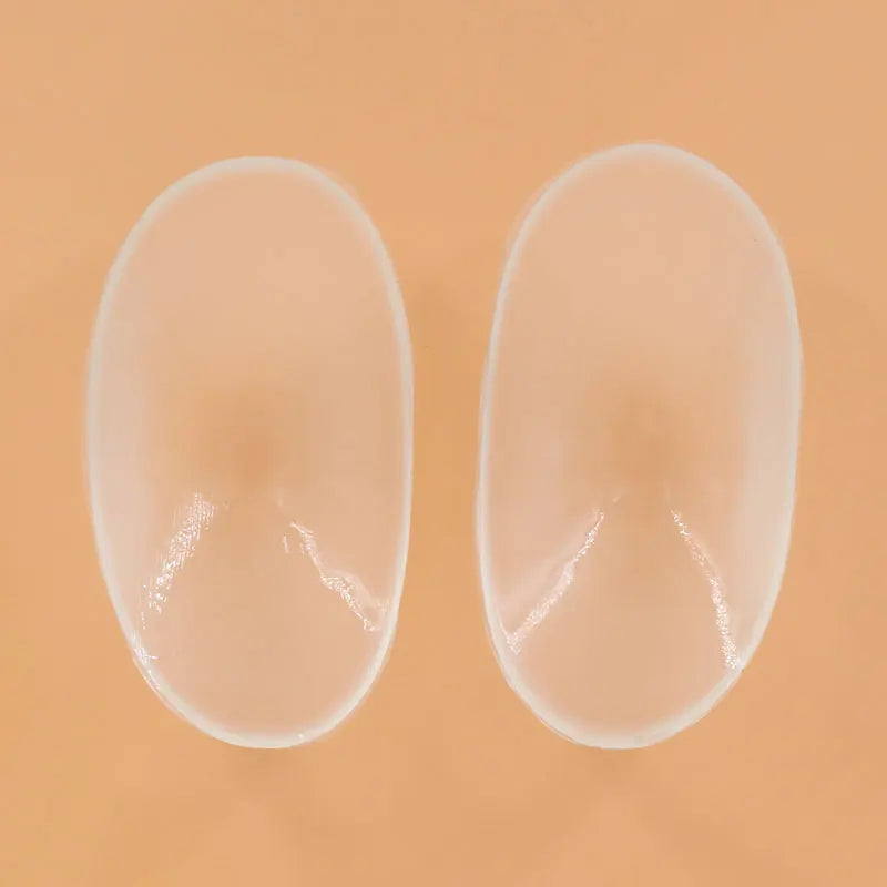 JOGOGO Wholesale Customize Soft Reusable Self-Adhesive Silicone Shoulder Enhancer Cushions Pad Invisible Shoulder Pads