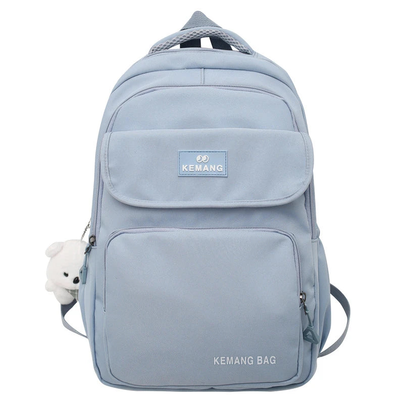 6113  Backpack Simple All-Match Travel Backpack Large Capacity Casual Student School Bag