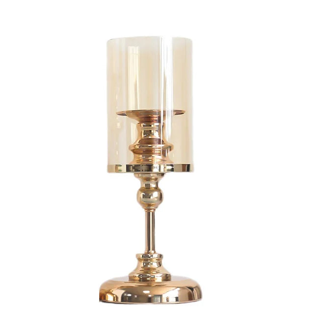 HOT Candle Holders for Pillar Candle Pillar Candle Holder Crystal Candlesticks Holder for Dining Coffee Table Wedding Events