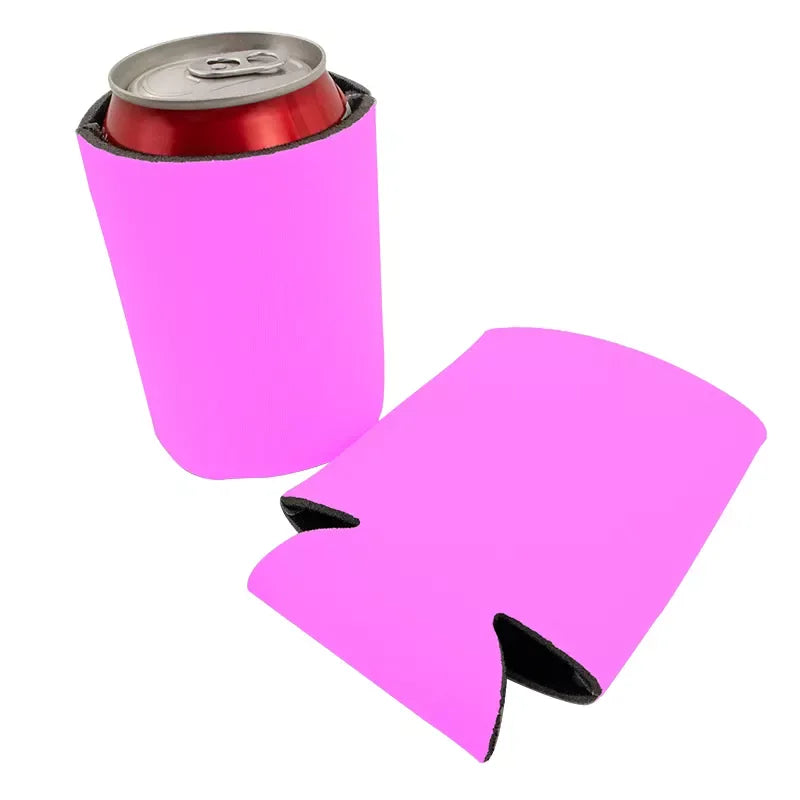 Factory Custom Wholesale Insulated Blank Beer Can Coolers Sleeve 12 OZ Plain Foam Neoprene Can Cooler