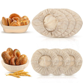 Banneton Proofing Basket Baking Dough Sourdough Banneton Proofing Basket Cloth Liner