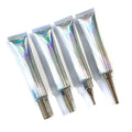 20g 20ml Squeeze Tube Shiny Holographic Silver Refillable Cosmetics Eye Cream Essence Packaging Bottles