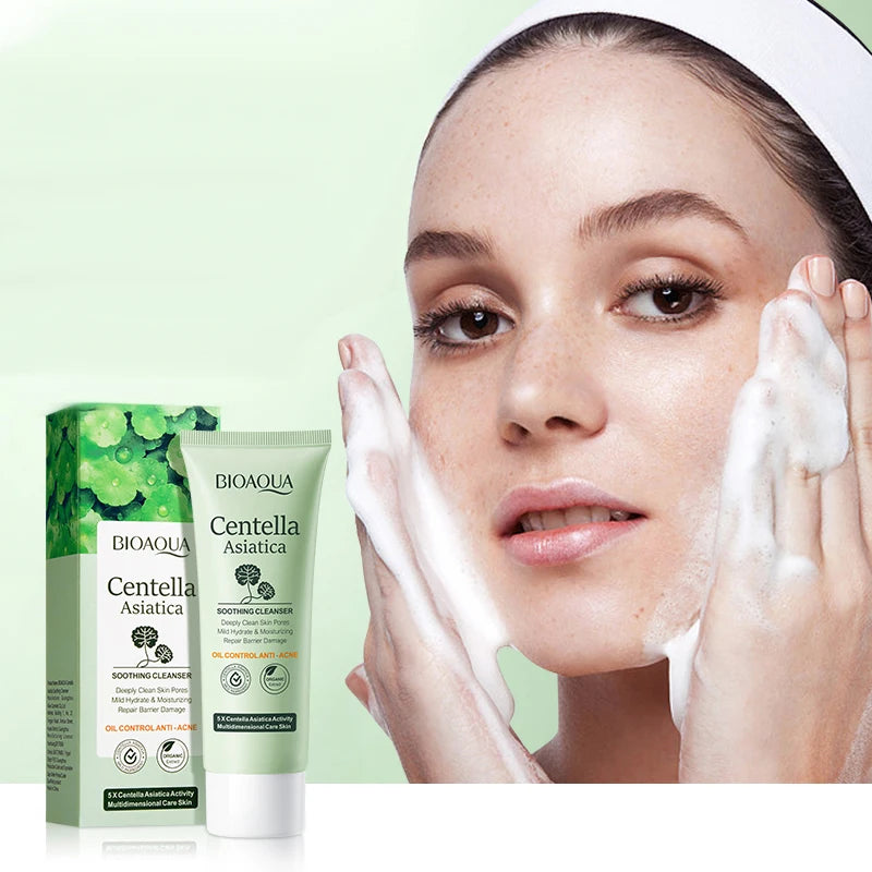 100g BIOAQUA Day Night Best Moisturize Centella Cleanser Private Label Foam Face Wash