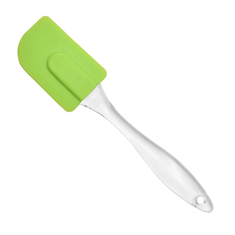 Kitchen Accessories Silicone Spatula with PS Handle Heat-resistant Baking Tool Suitable Cream/Batter/Egg Whites Mixer