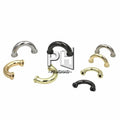 14/17mm Metal Bag Arch Bridge D Ring Buckle Strap Hook DIY Handbag Hardware Belt Leather Repair Accessories BD302